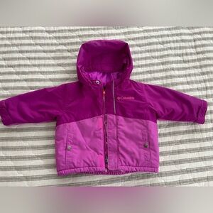 Columbia Snow Coat Baby Girl 6-12 Months